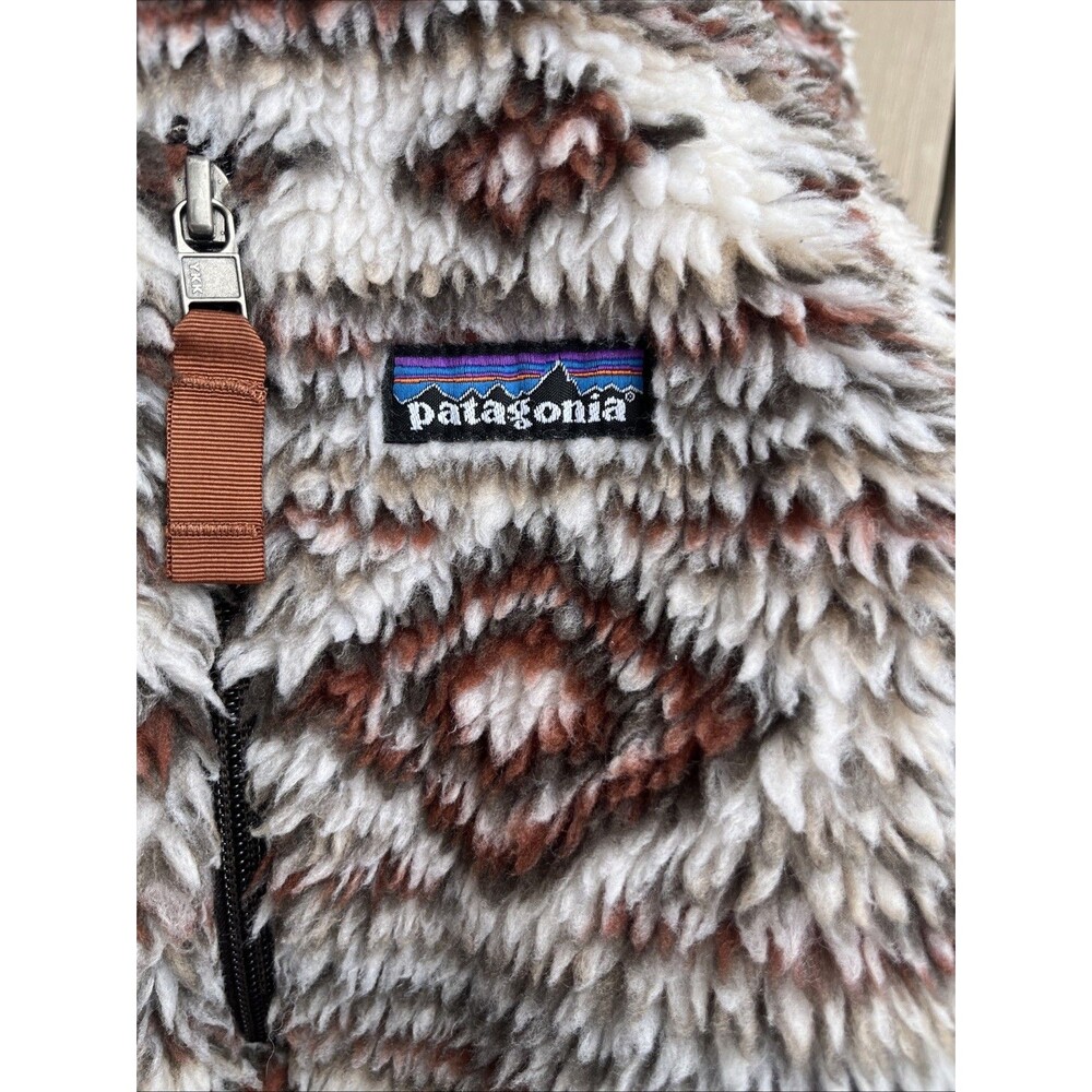 PATAGONIA Men's All-Over Print Classic Retro-X Fleece Jacket Full Zip Large - Picture 13 of 14